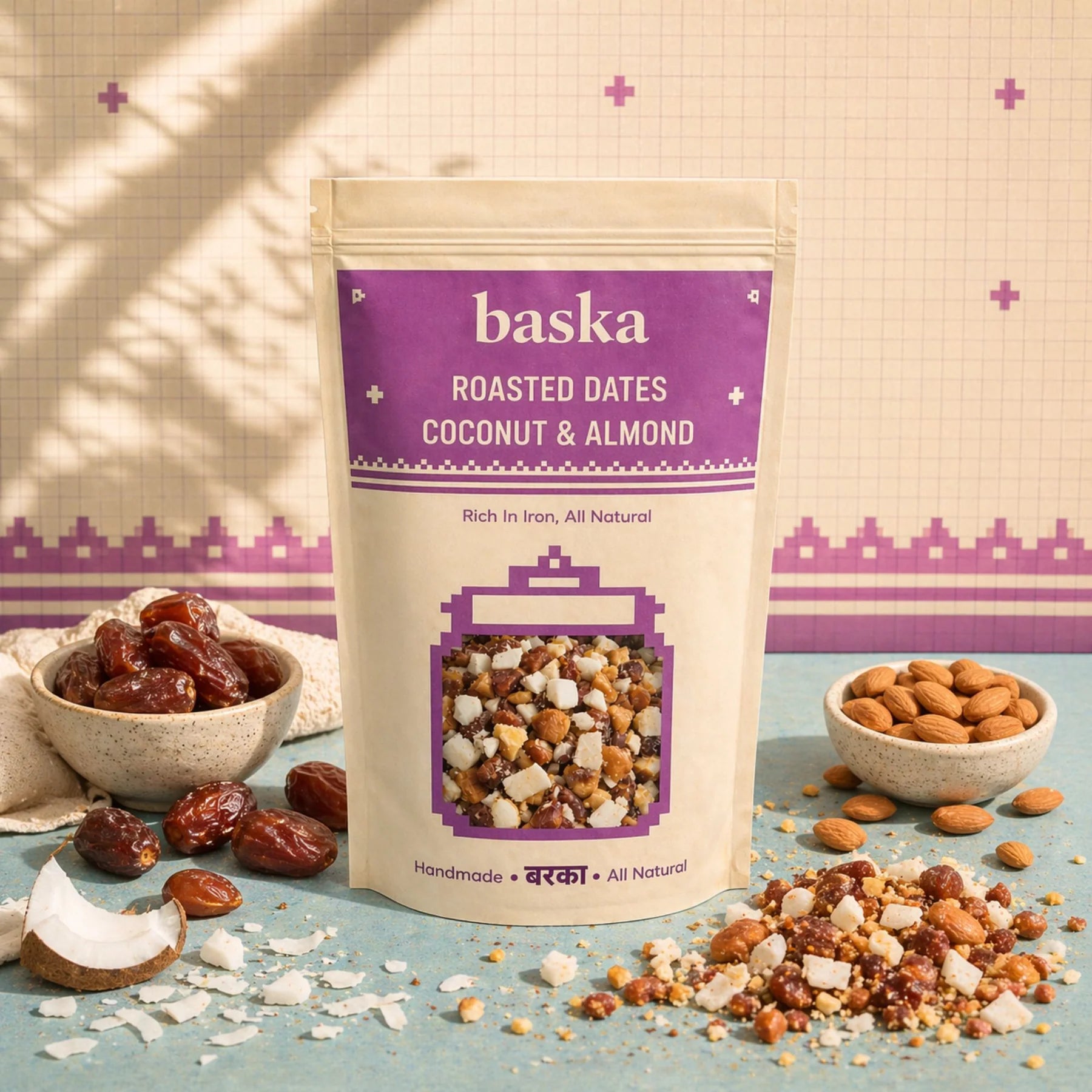 Roasted Dates, Coconut & Almonds