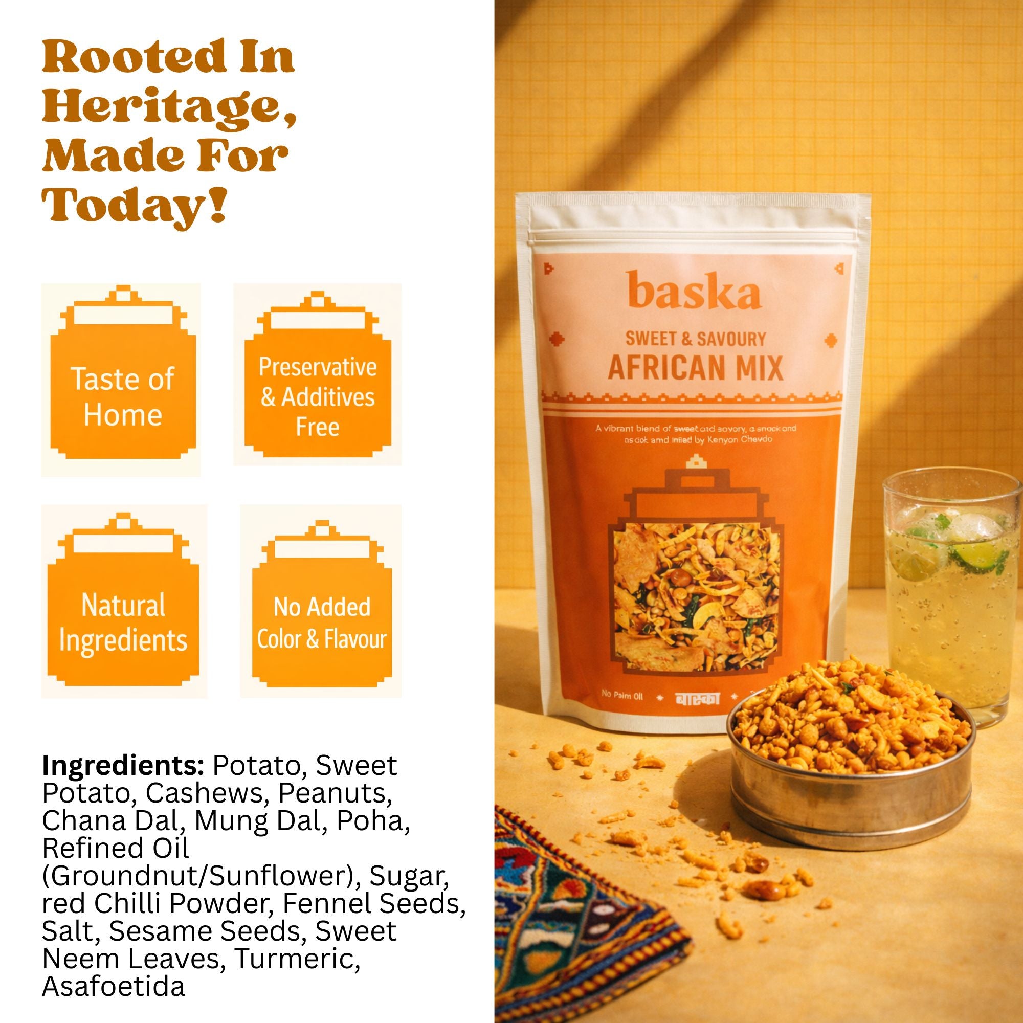 Sweet & Savoury African Mix - (African Chevda)