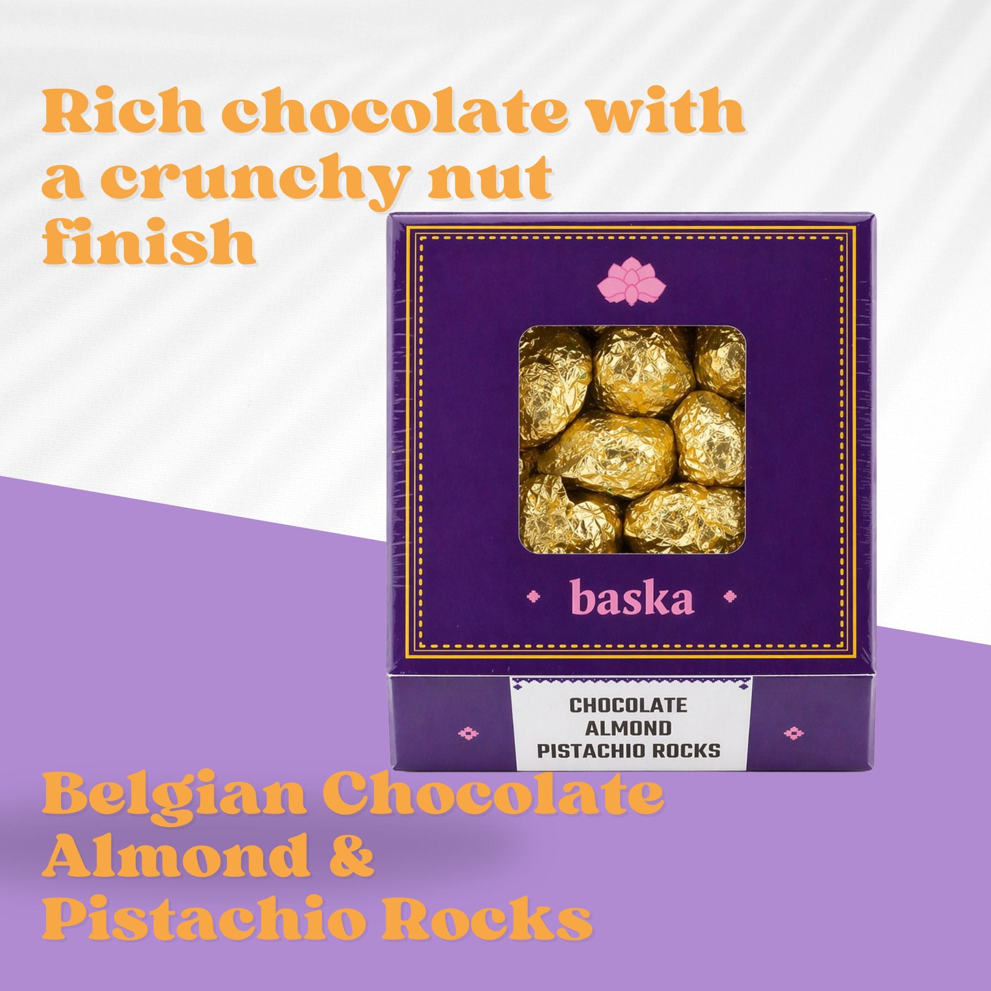 Dark Chocolate Almond & Pistachio Rocks (200g)