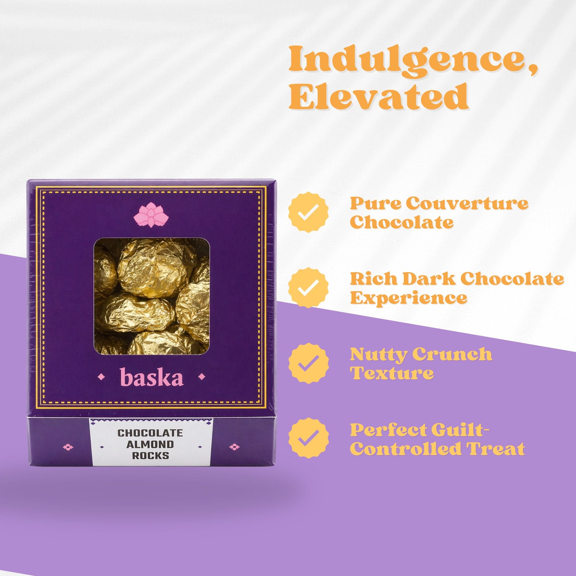 Dark Chocolate Almond Rocks (200g)