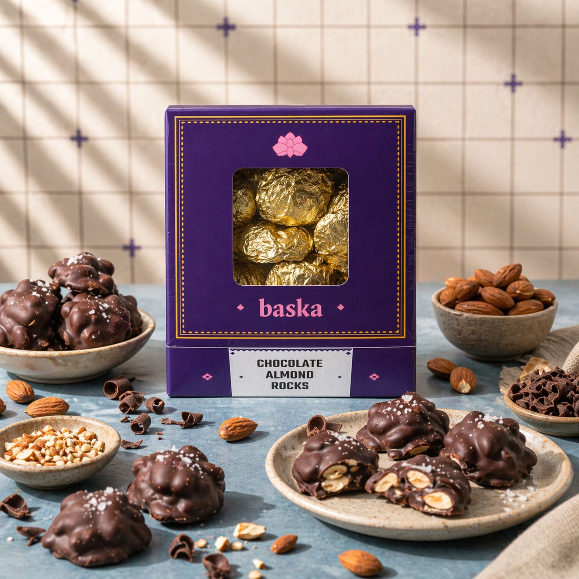 Dark Chocolate Almond Rocks (200g)