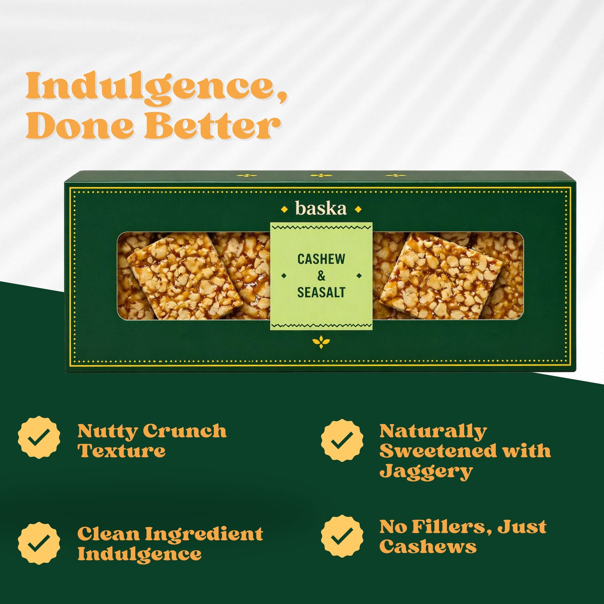 Cashewnut & Seasalt Brittle (150gms)
