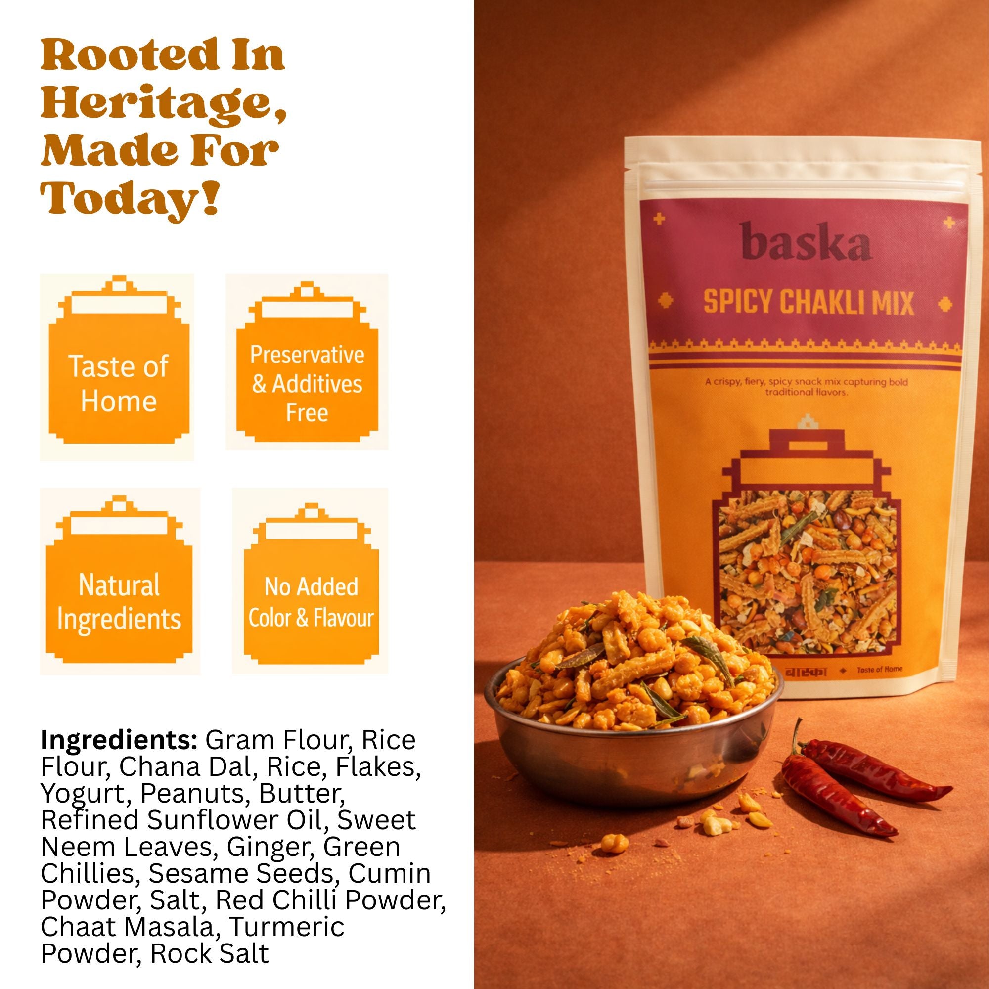 Spicy Chakli Mix