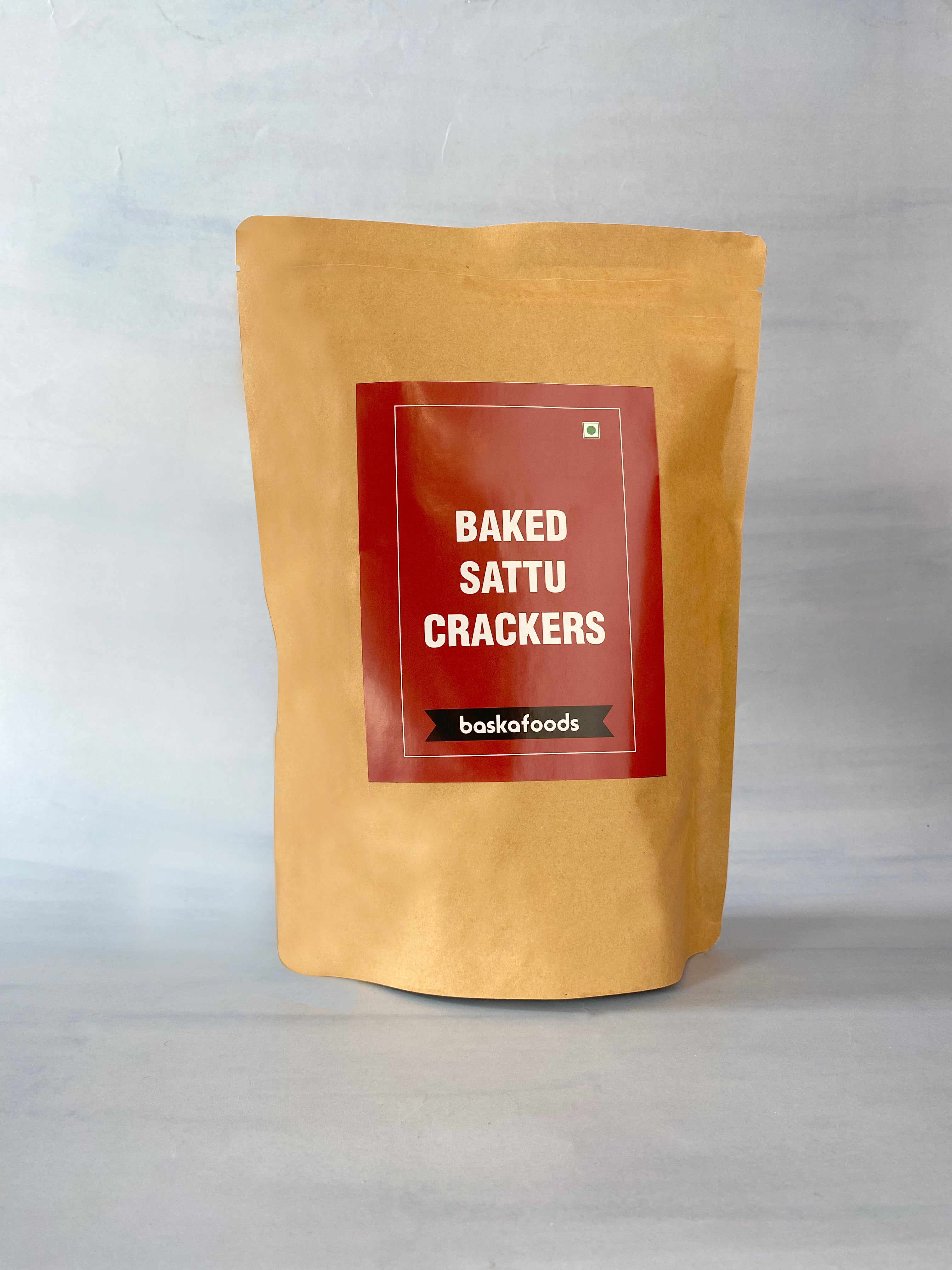 Baked Sattu Crackers