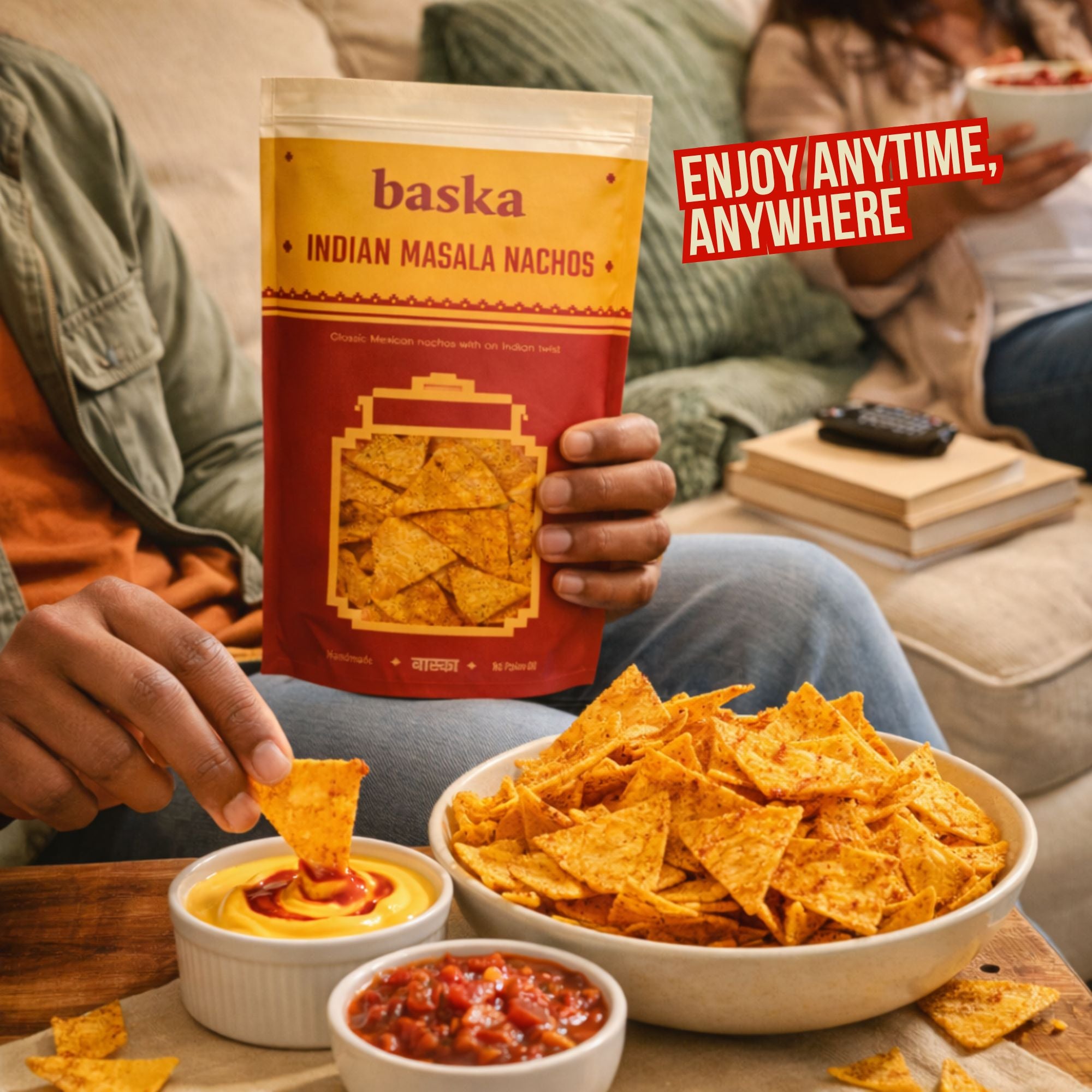 Indian Masala Nachos