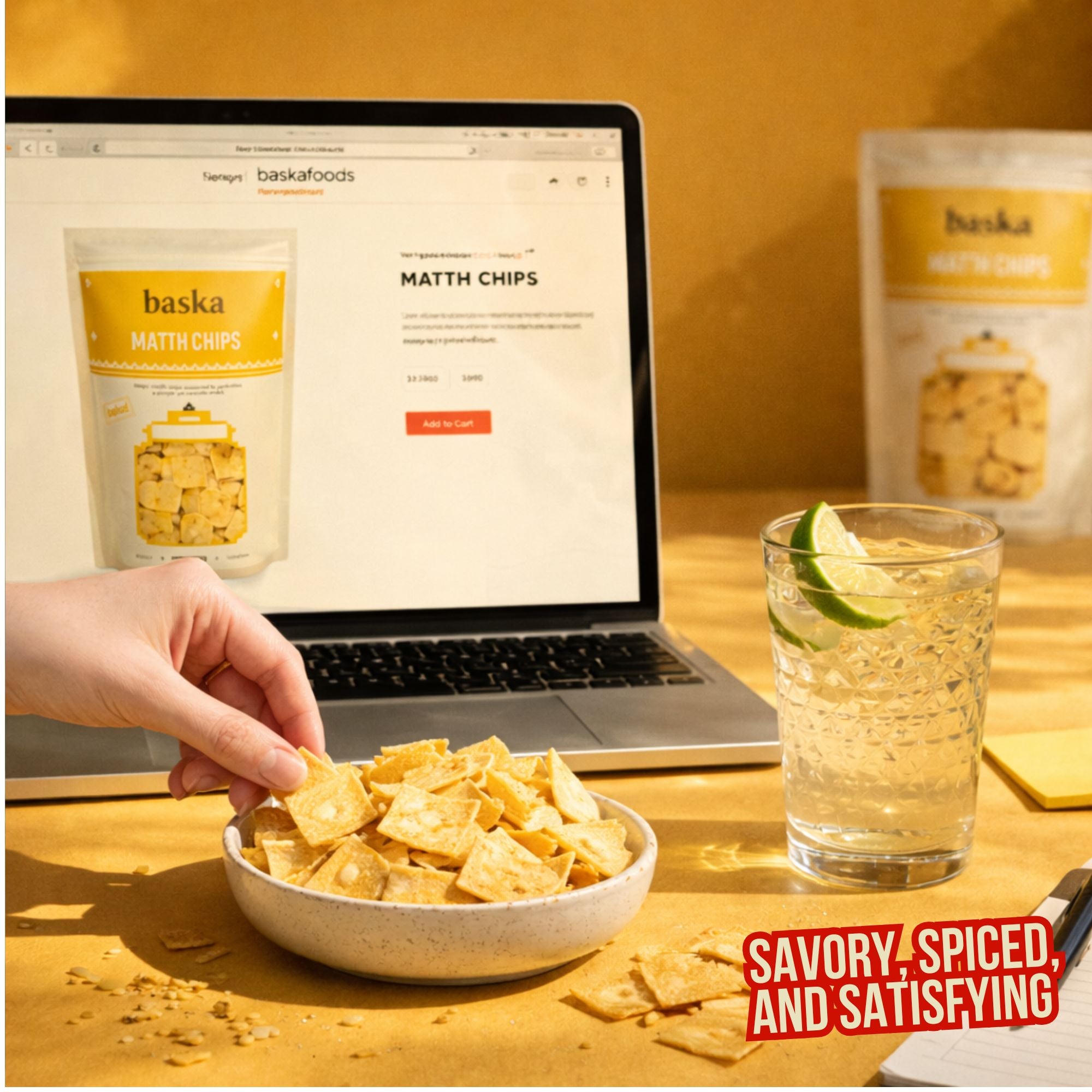 Baked Matth Chips