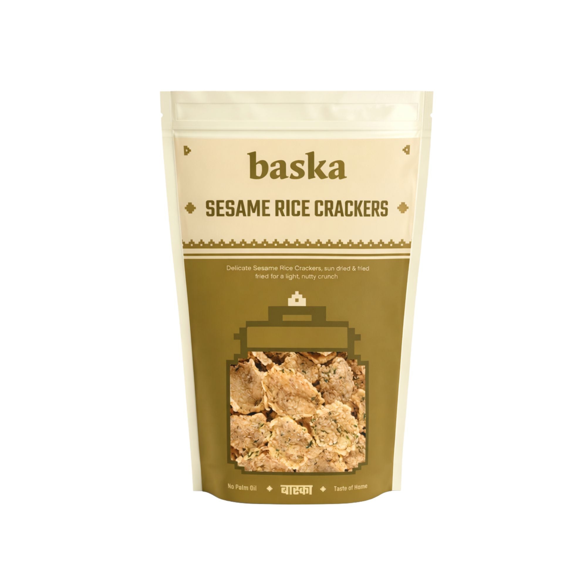 Sesame Rice Crackers