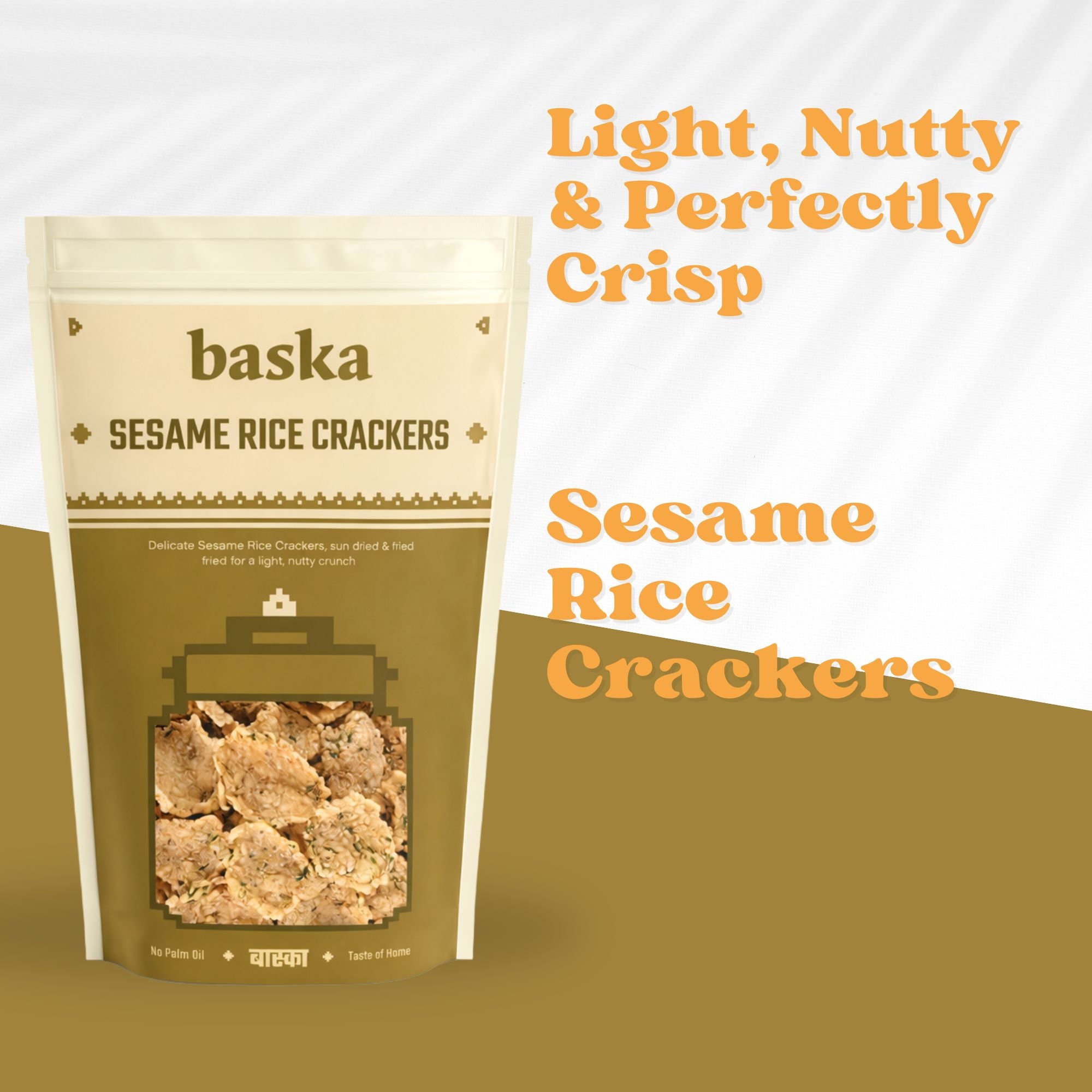 Sesame Rice Crackers