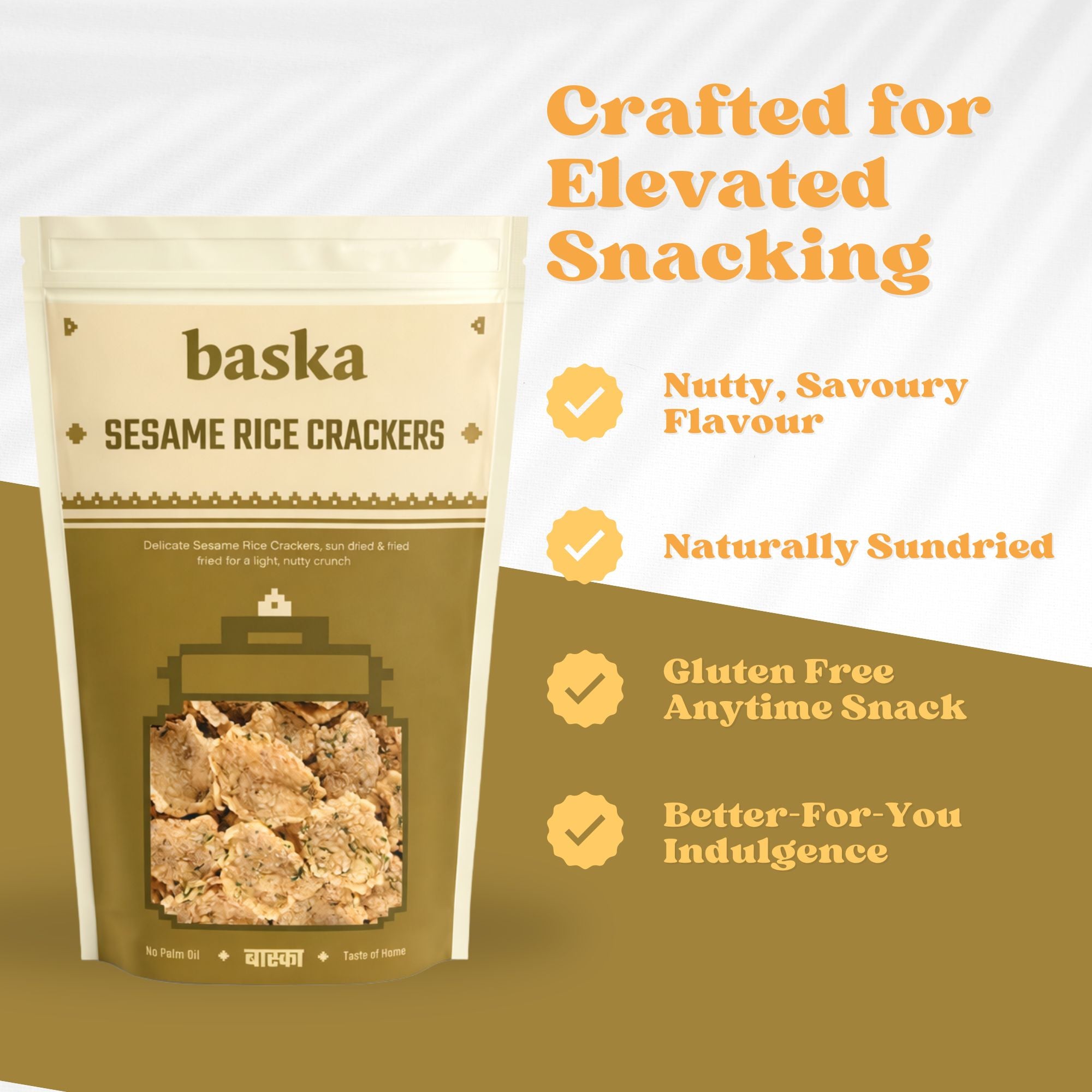 Sesame Rice Crackers