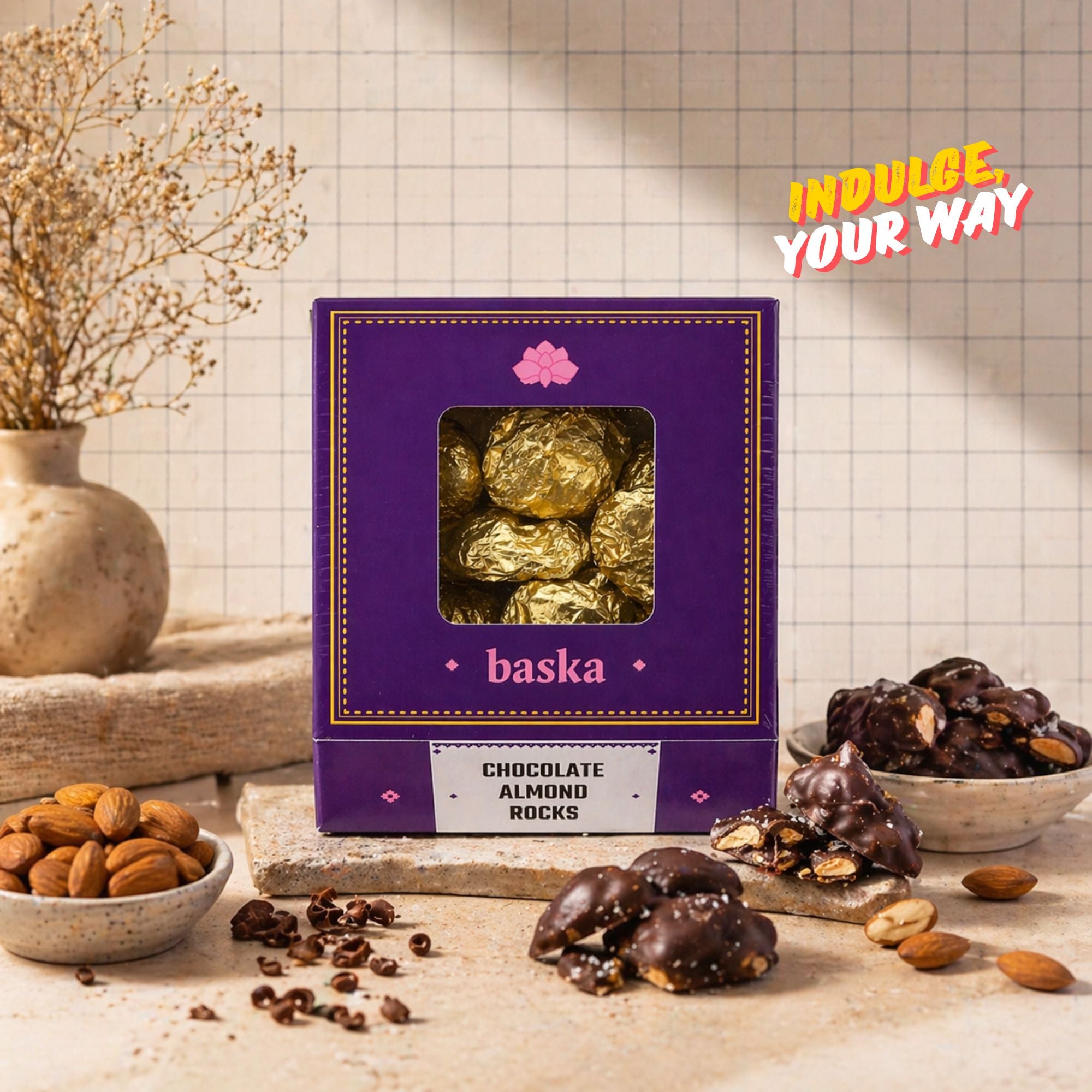 Dark Chocolate Almond Rocks (200g)