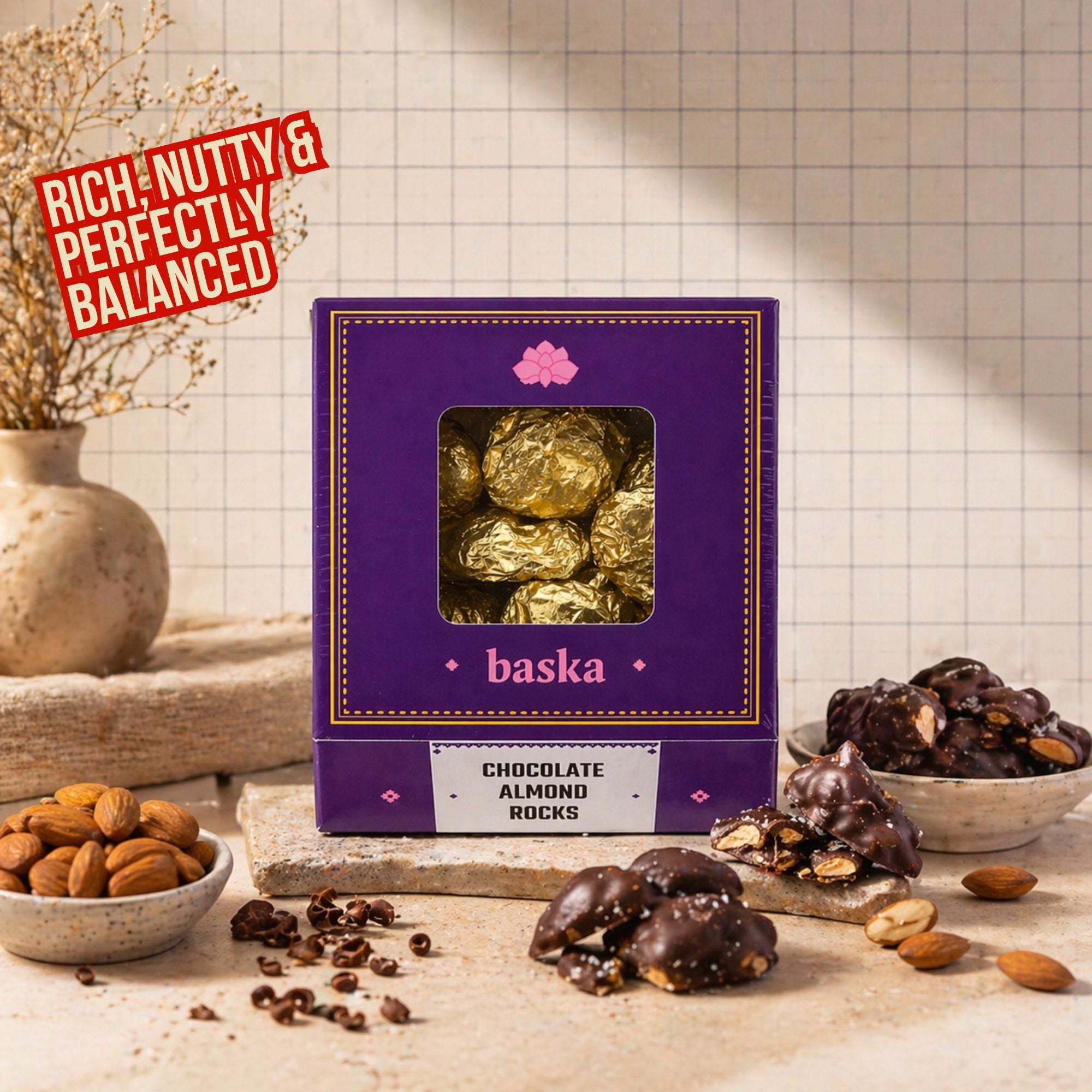 Dark Chocolate Almond Rocks (200g)