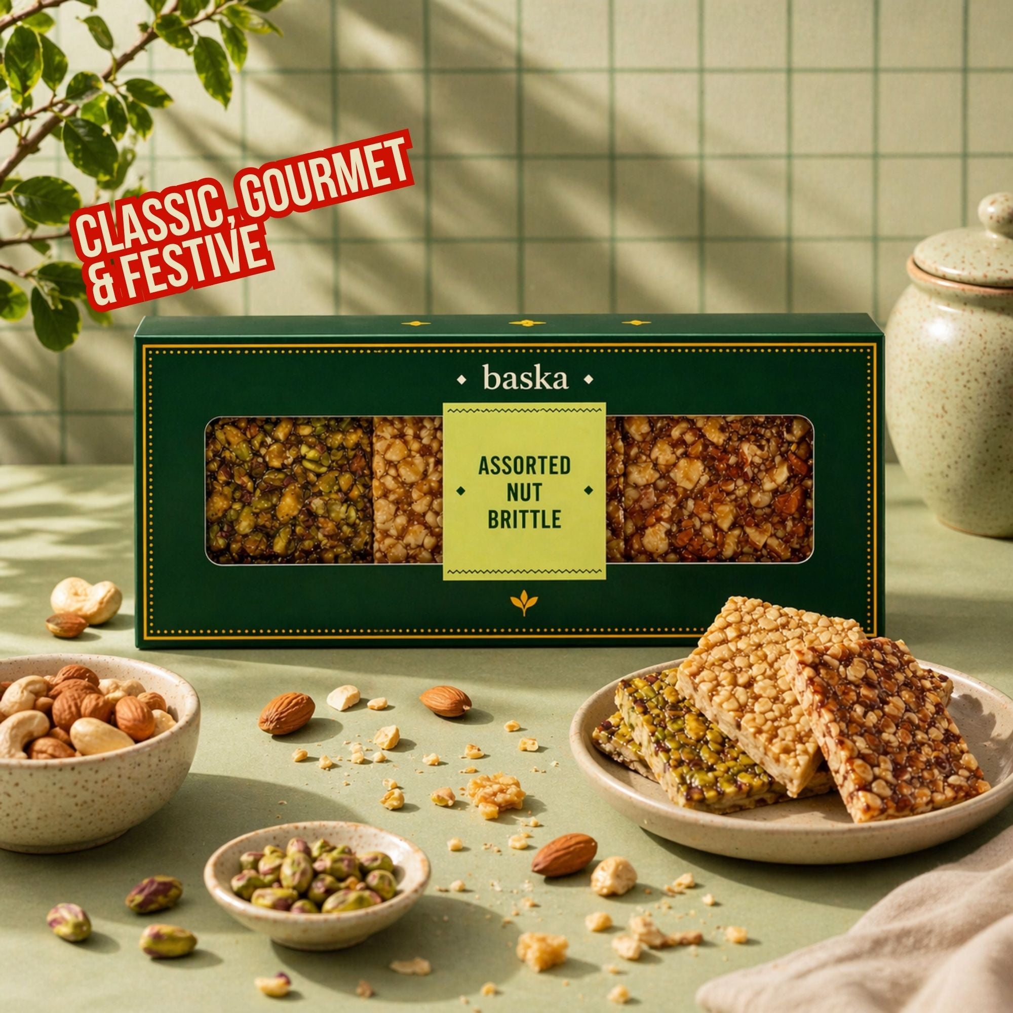 Assorted Nuts Brittles (150gms)