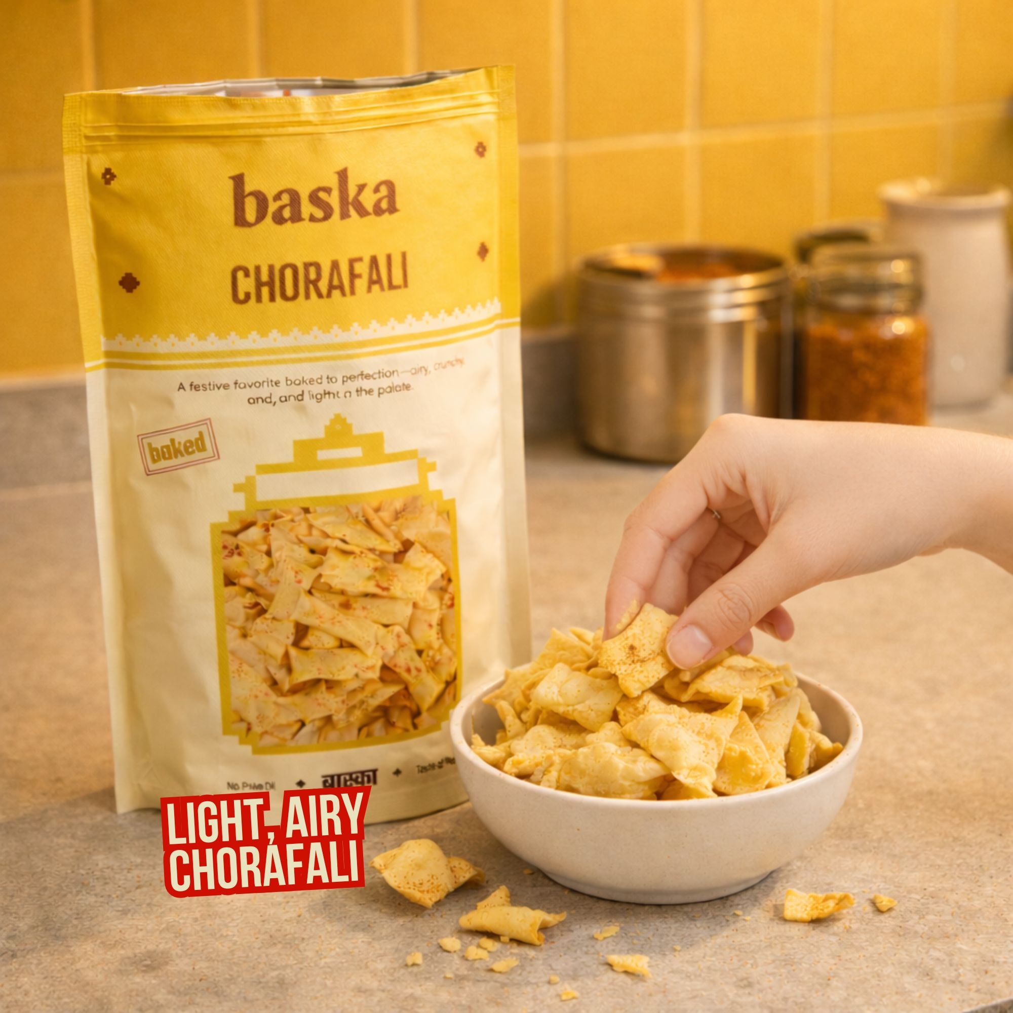 Baked Chorafali