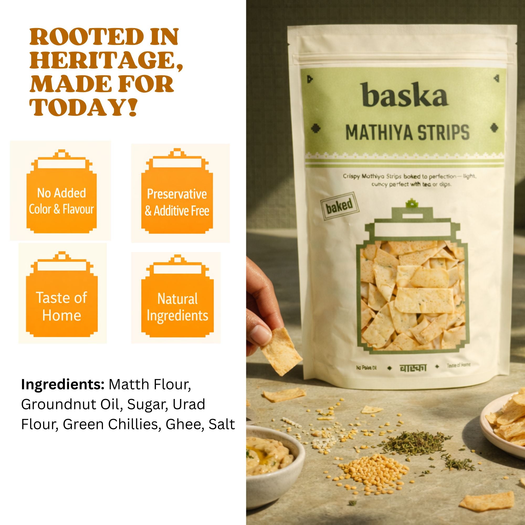 Baked Mathiya Strips