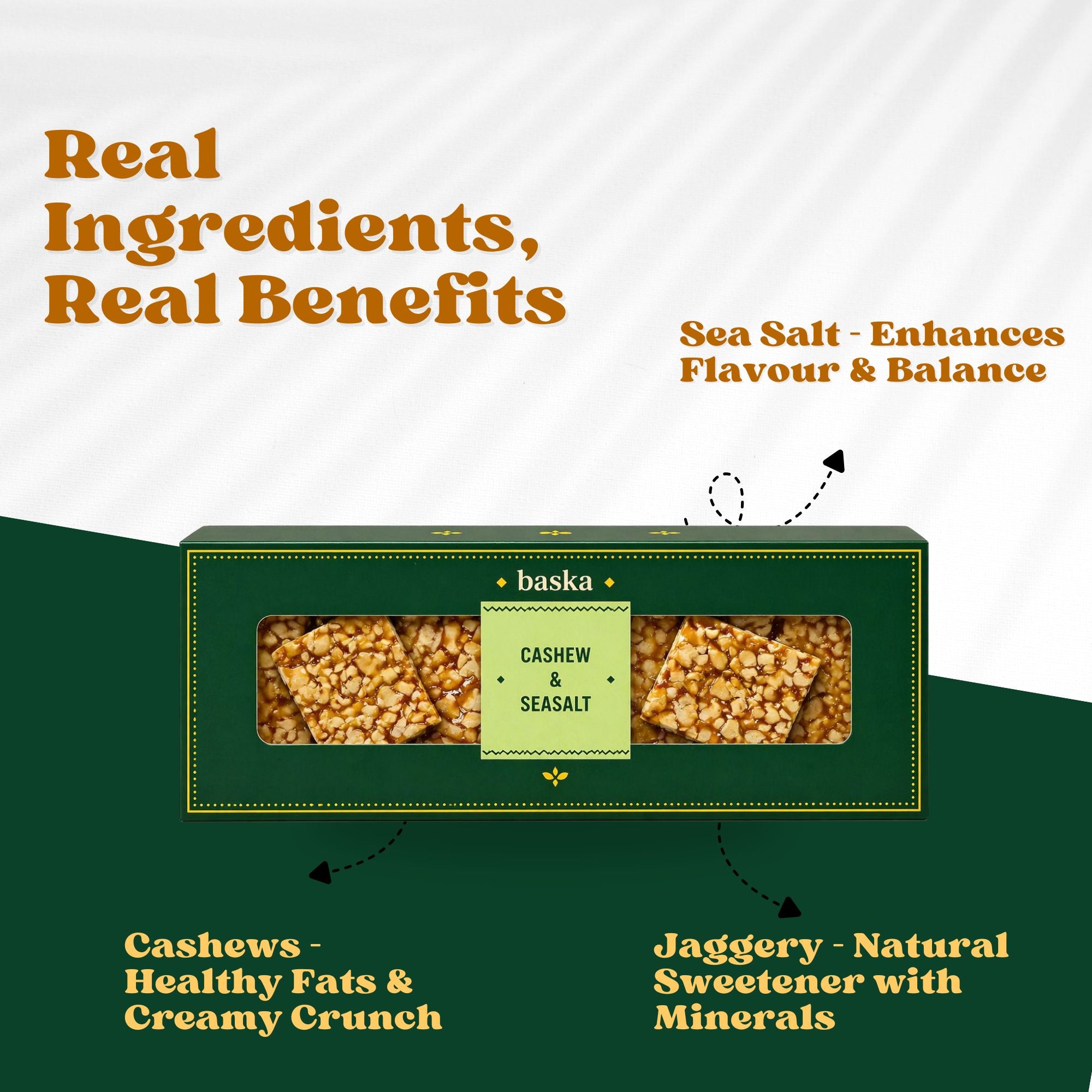 Cashewnut & Seasalt Brittle (150gms)