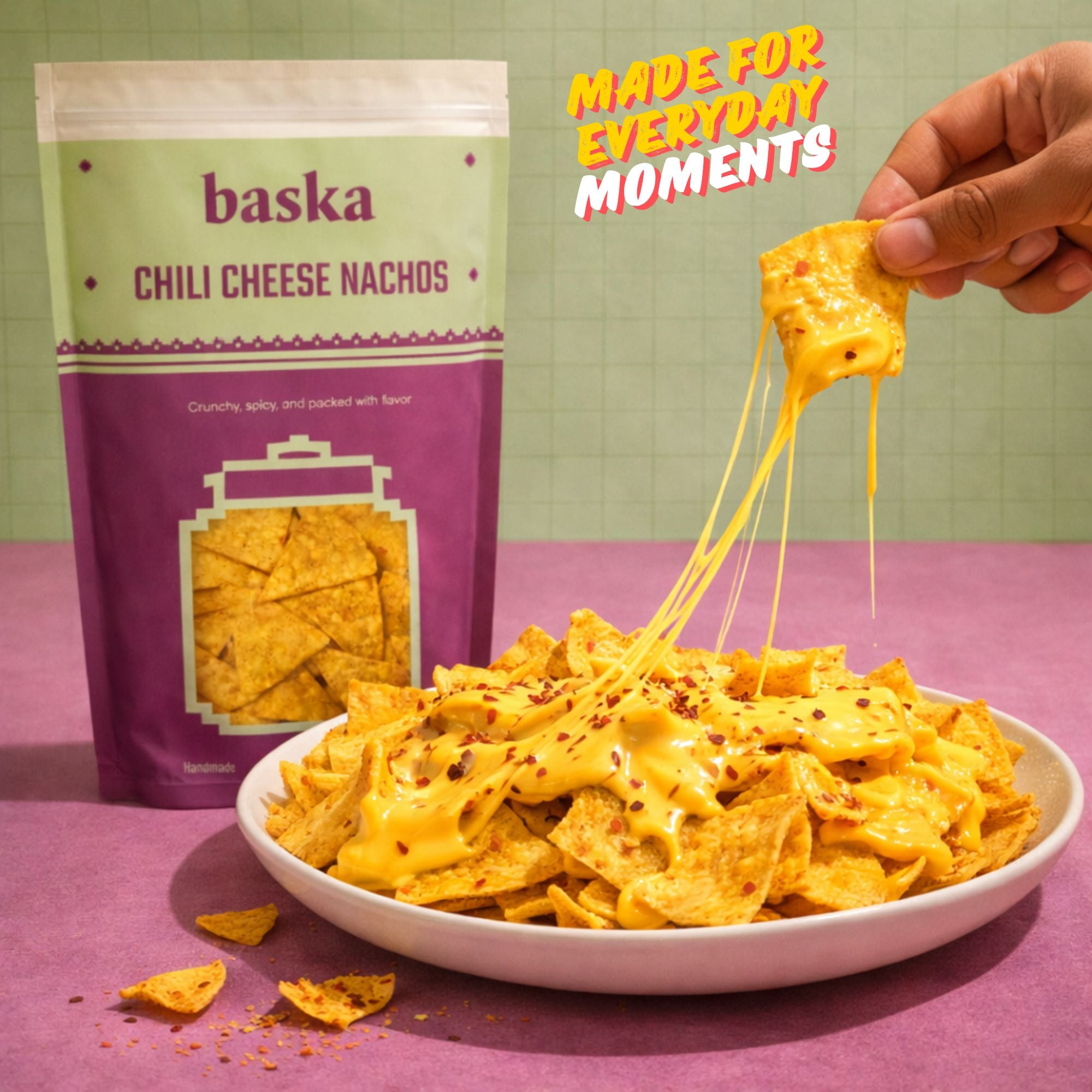 Chilli Cheese Nachos