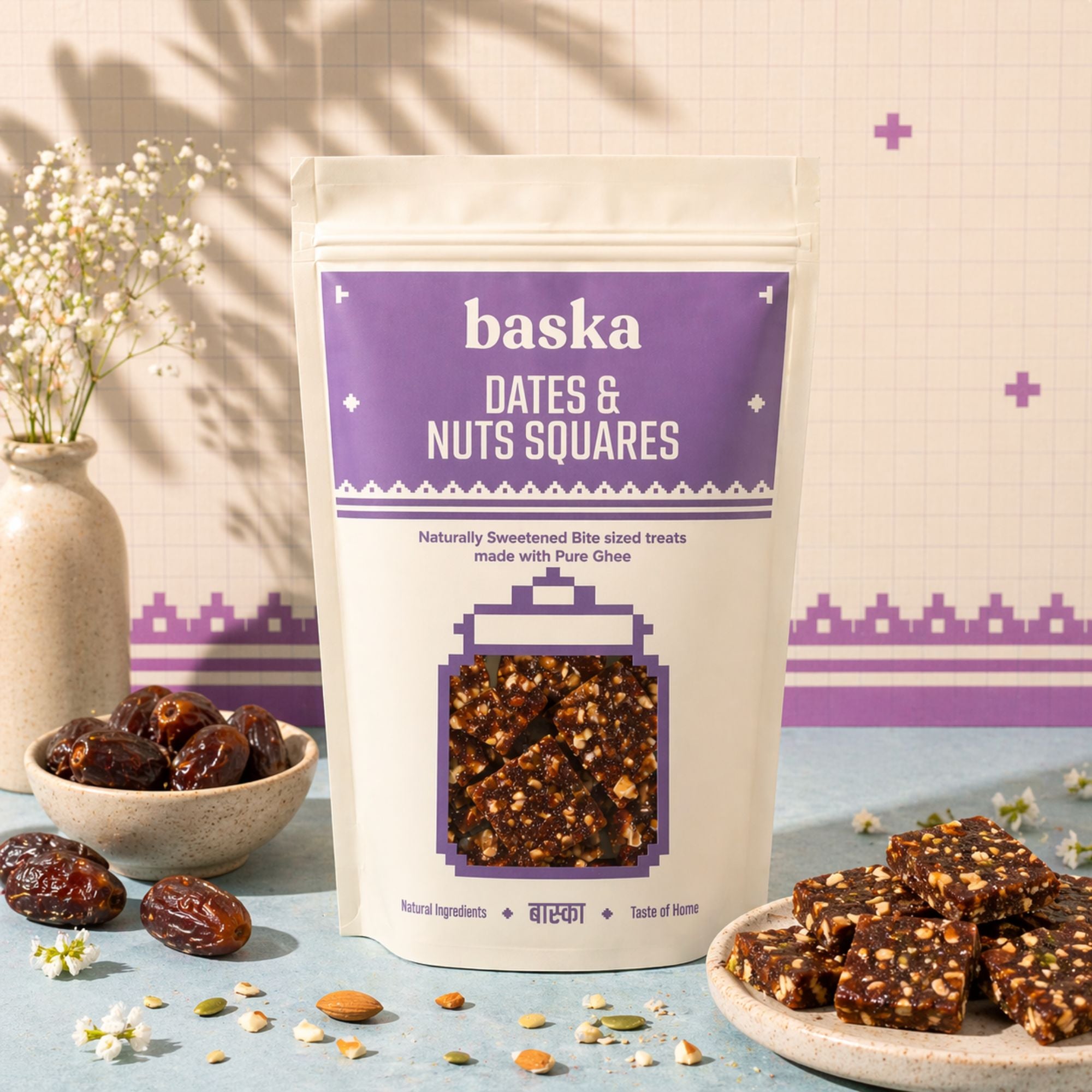 Dates & Nuts Squares (150gms)
