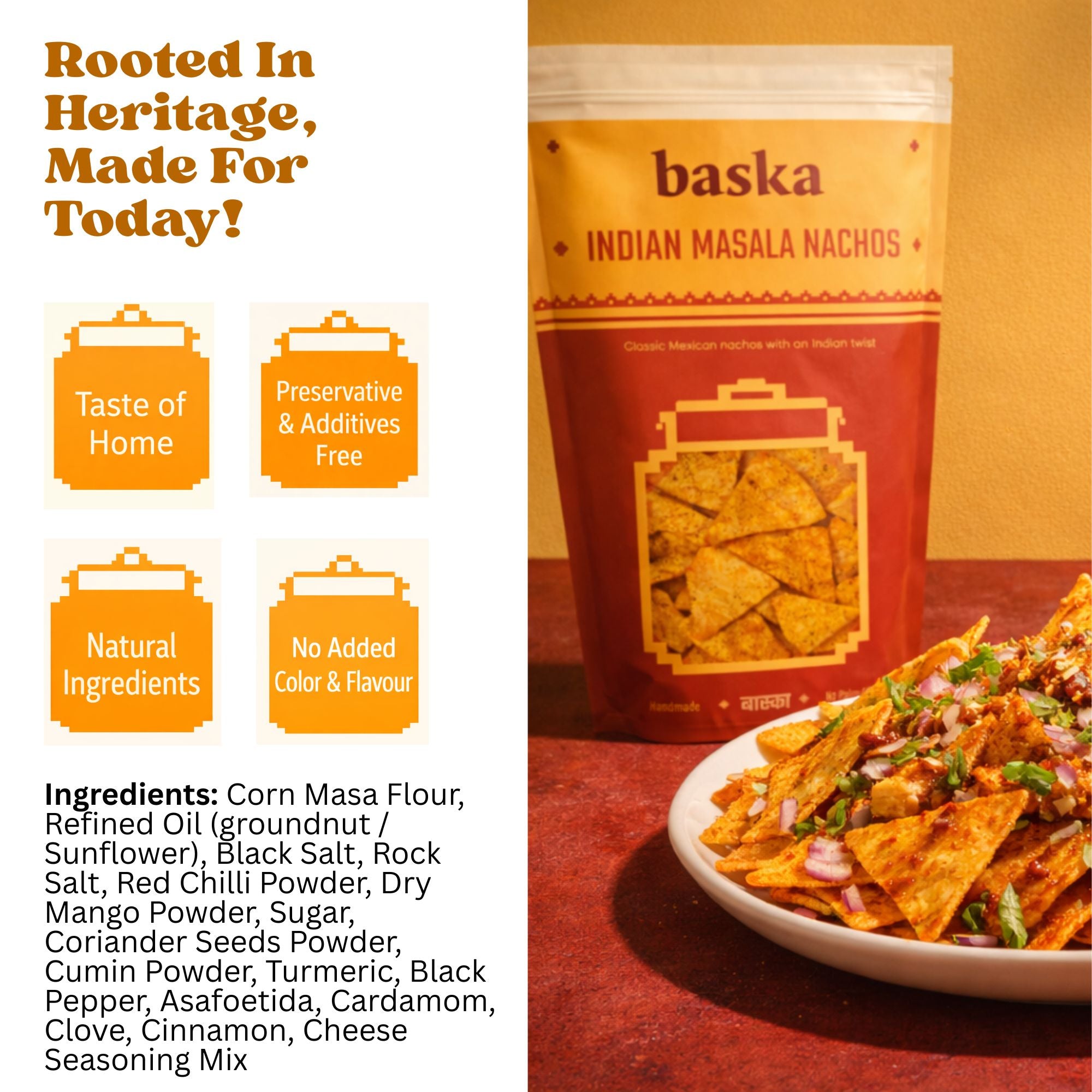 Indian Masala Nachos