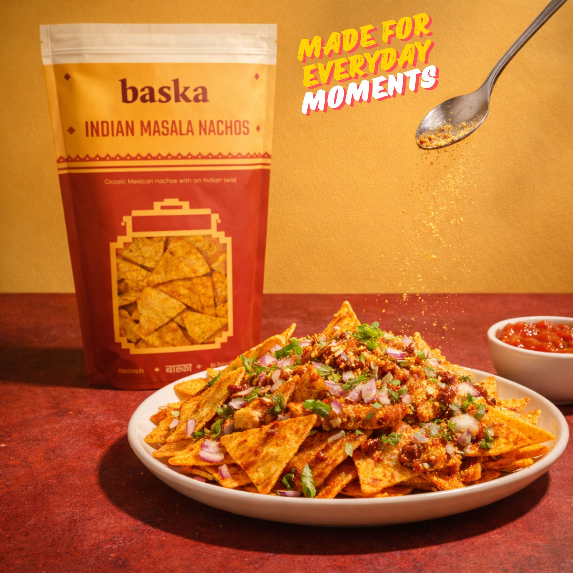 Indian Masala Nachos