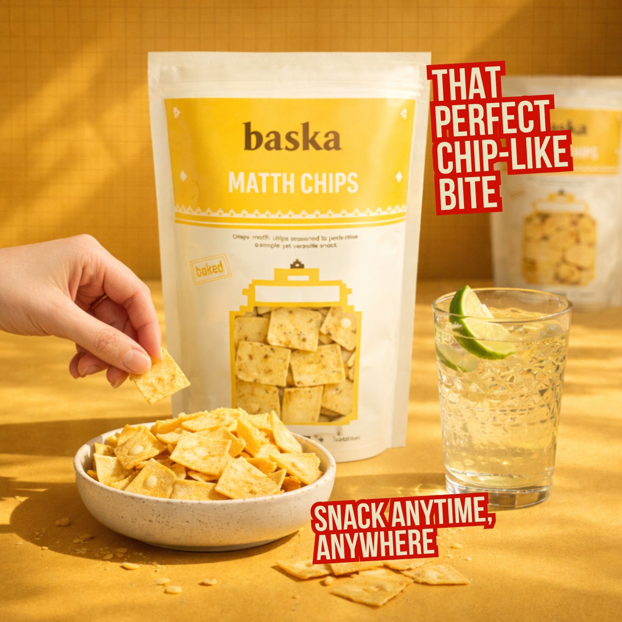 Baked Matth Chips