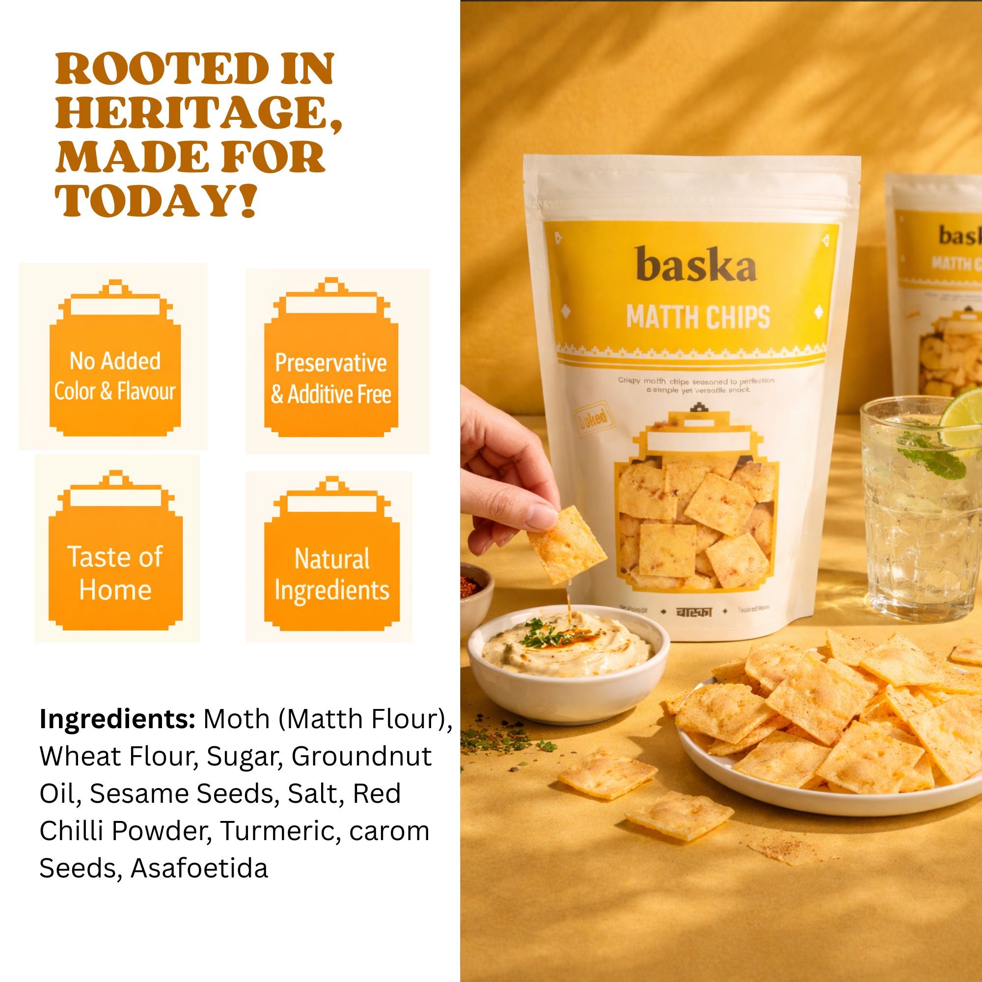 Baked Matth Chips