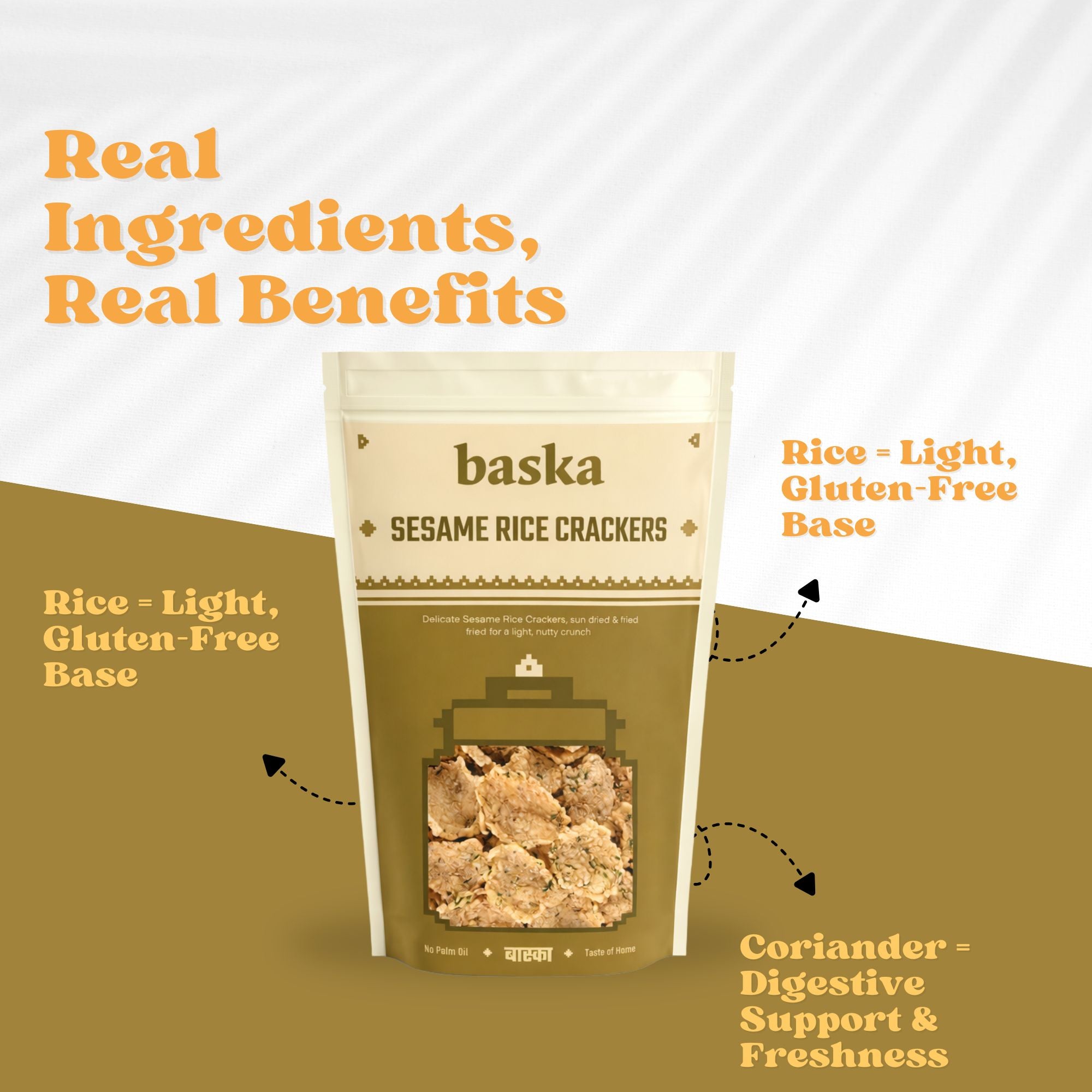 Sesame Rice Crackers