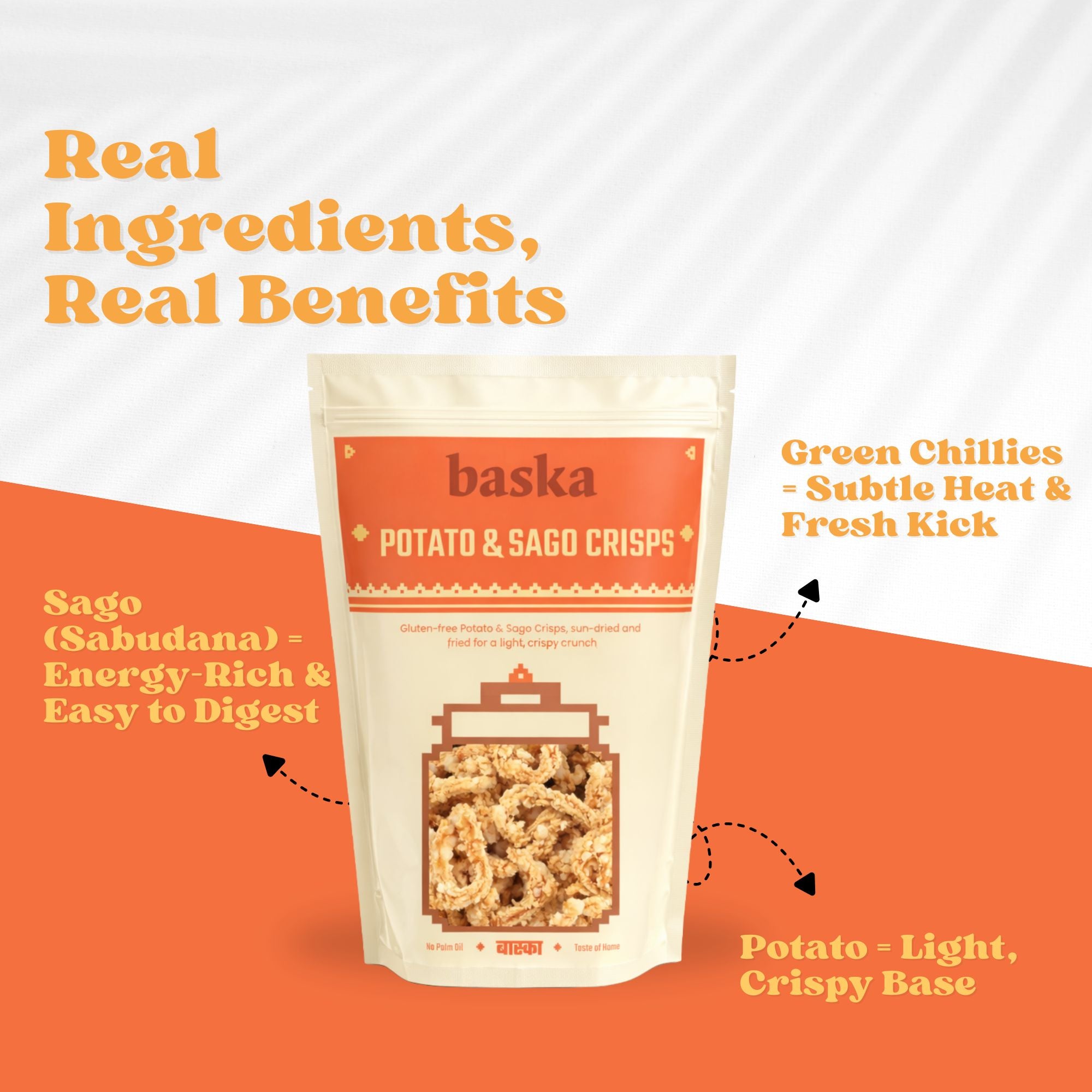 Potato & Sago Crisps