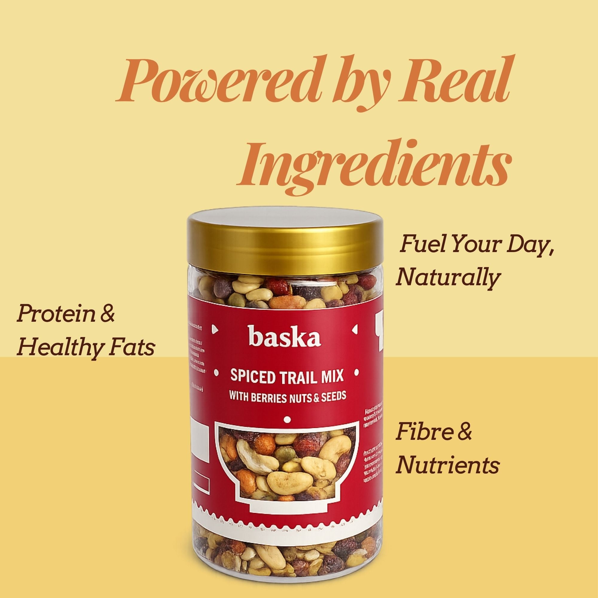 Spiced Trail Mix with Seeds, Nuts & Berries
