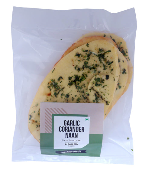 Garlic Coriander Naan (Frozen)